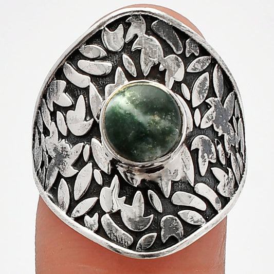 Natural Larsonite Jasper Ring size-7.5 R-1370 SDR228685
