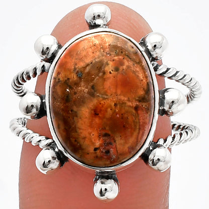 Natural Mexican Bird Eye Ring size-9.5 R-1268 SDR228952