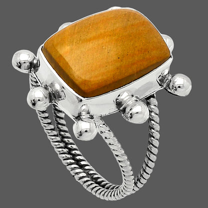 Natural Honey Aragonite Ring size-8 R-1268 SDR228970