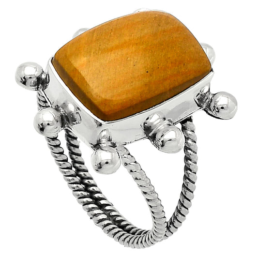 Natural Honey Aragonite Ring size-8 R-1268 SDR228970