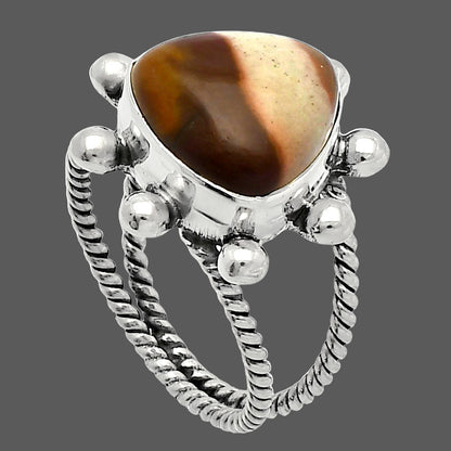 Natural Polygram Jasper Ring size-7 R-1268 SDR228971