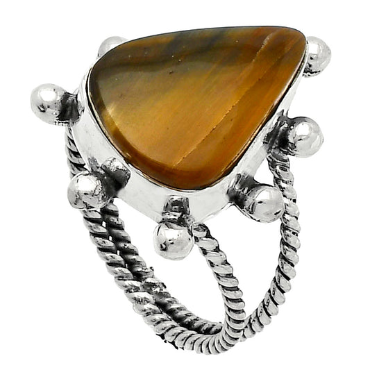 Rhyolite - Rainforest Jasper Ring size-9 R-1268 SDR228991