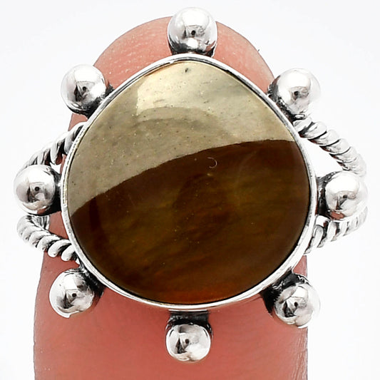 Natural Polygram Jasper Ring size-9.5 R-1268 SDR228992