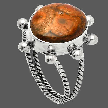 Natural Mexican Bird Eye Ring size-9.5 R-1268 SDR228997
