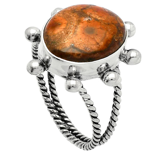 Natural Mexican Bird Eye Ring size-9.5 R-1268 SDR228997