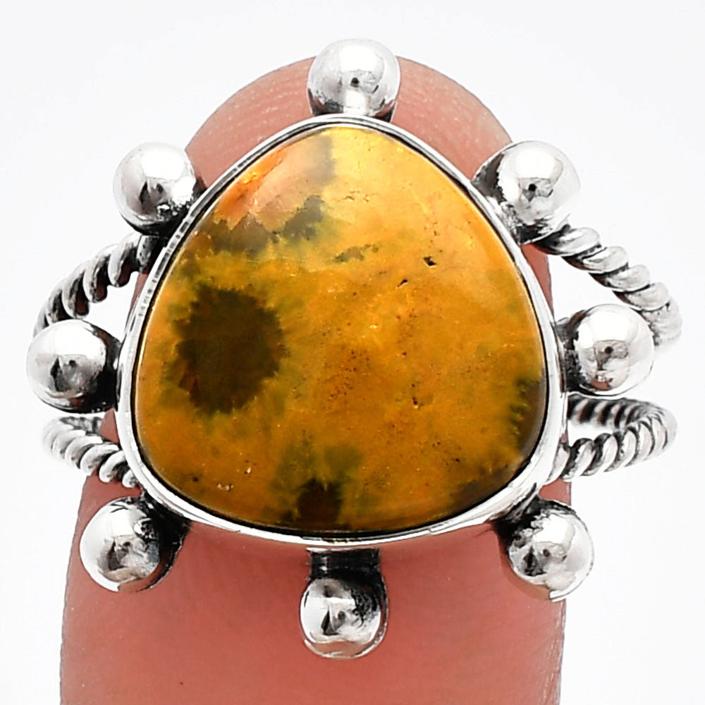 Ocean Jasper - Madagascar Ring size-9.5 R-1268 SDR228998
