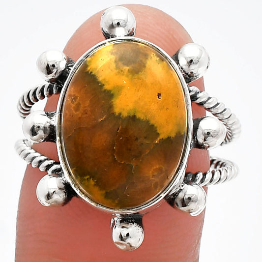 Natural Ocean Jasper - Madagascar Ring size-9 R-1268 SDR229017
