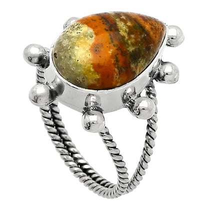 Natural Rocky Butte Picture Jasper Ring size-9 R-1268 SDR229021