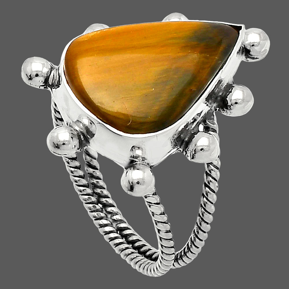 Rhyolite - Rainforest Jasper Ring size-8 R-1268 SDR229026