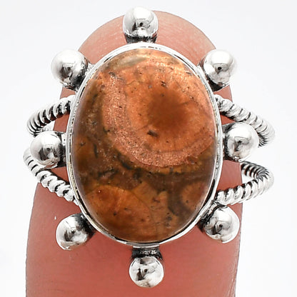 Natural Mexican Bird Eye Ring size-8 R-1268 SDR229042