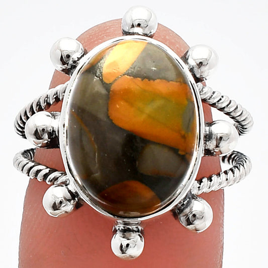 Natural Bamboo Jasper Ring size-8 R-1268 SDR229072