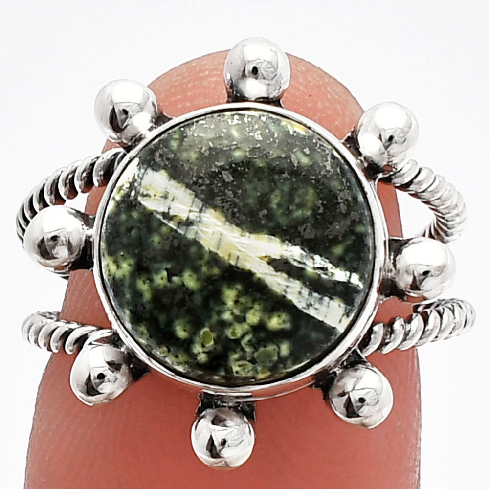 Natural Chrysotile Ring size-7 R-1268 SDR229084