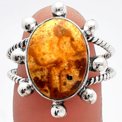 Natural Picture Jasper Ring size-9 R-1268 SDR229086