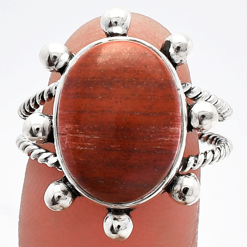Natural Snake Skin Jasper Ring size-8 R-1268 SDR229106
