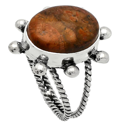 Natural Mexican Bird Eye Ring size-8.5 R-1268 SDR229130