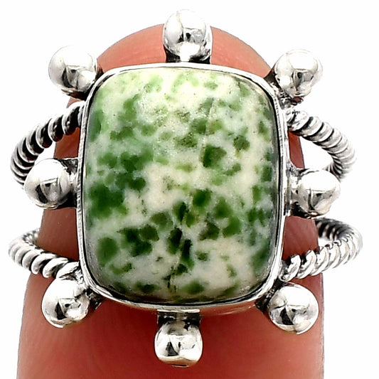 Natural Dioptase Ring size-7 R-1268 SDR229137