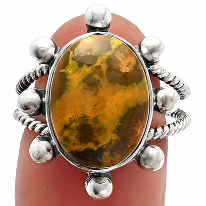 Natural Ocean Jasper - Madagascar Ring size-8 R-1268 SDR229161