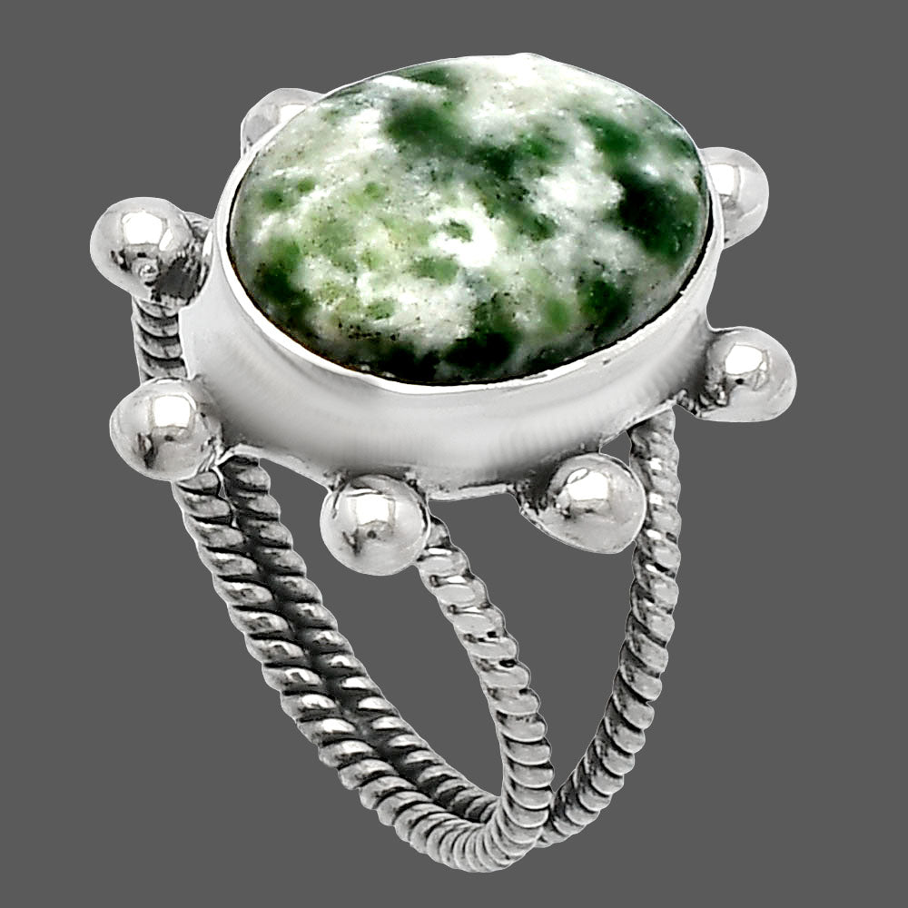 Natural Dioptase Ring size-8 R-1268 SDR229163