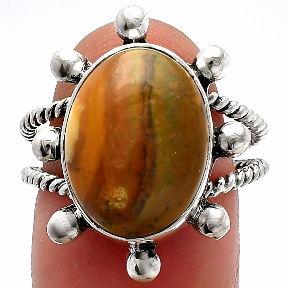 Natural Outback Jasper Ring size-8 R-1268 SDR229164