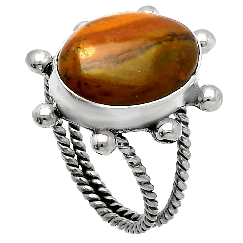 Natural Outback Jasper Ring size-8 R-1268 SDR229164