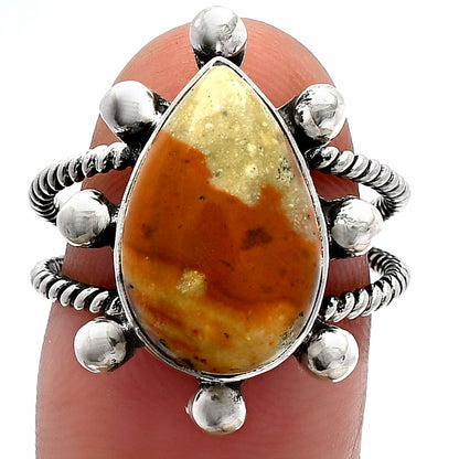 Natural Picture Jasper Ring size-7 R-1268 SDR229178