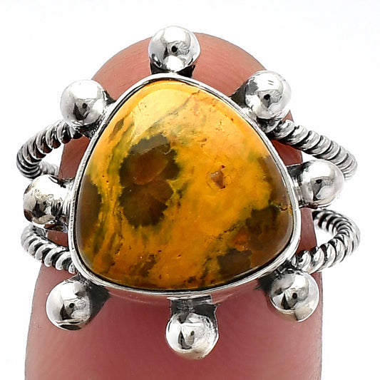 Natural Ocean Jasper - Madagascar Ring size-7 R-1268 SDR229180