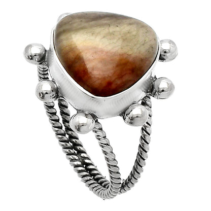 Natural Polygram Jasper Ring size-8 R-1268 SDR229184
