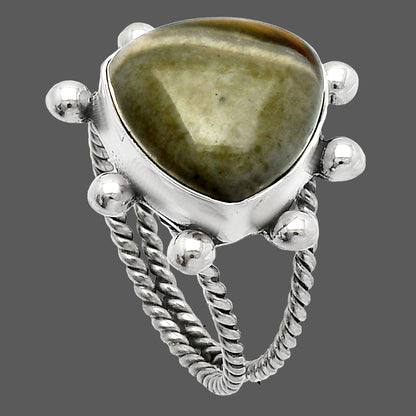Natural Polygram Jasper Ring size-8 R-1268 SDR229187
