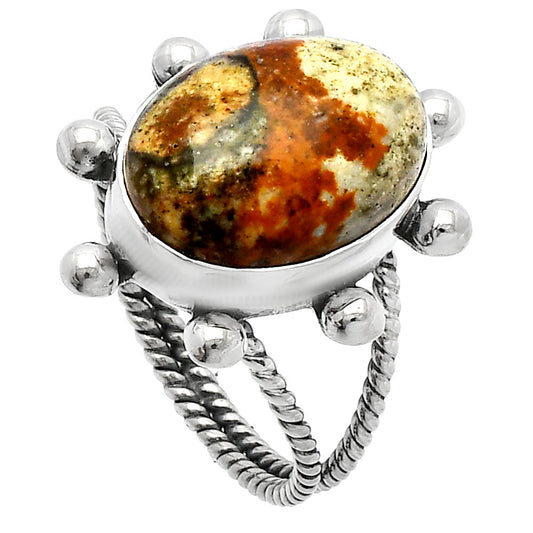 Rocky Butte Picture Jasper Ring size-9.5 R-1268 SDR229189