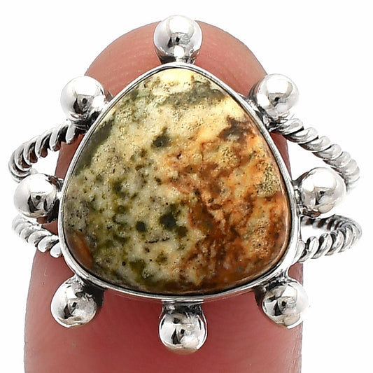 Natural Picture Jasper Ring size-9.5 R-1268 SDR229192