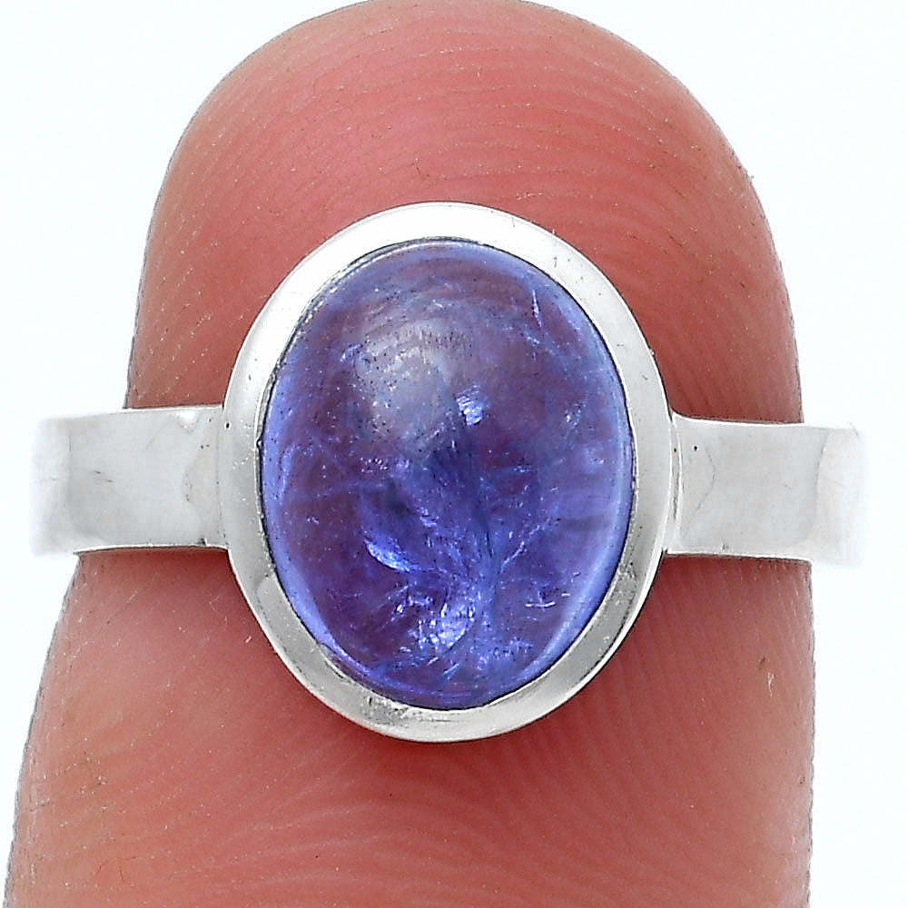 Natural Tanzanite Cab Ring size-6 R-1004 SDR229208