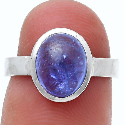 Natural Tanzanite Cab Ring size-6 R-1004 SDR229208