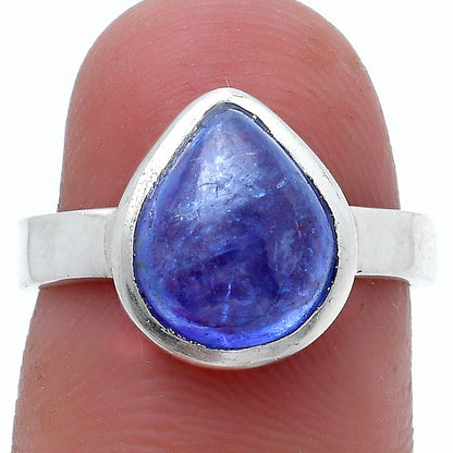 Natural Tanzanite Cab Ring size-6 R-1004 SDR229211