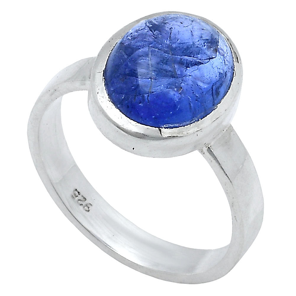 Natural Tanzanite Cab Ring size-7 R-1004 SDR229212