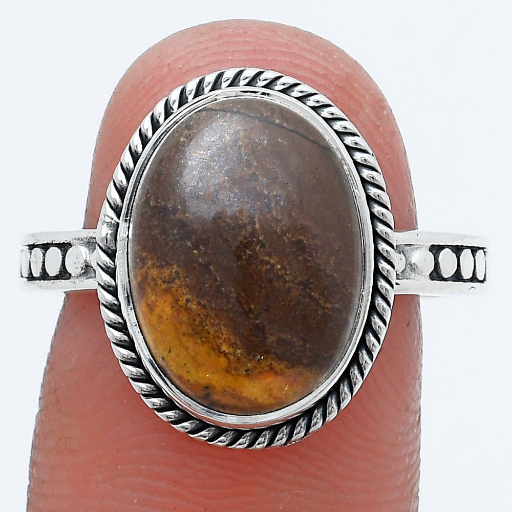 Natural Outback Jasper Ring size-9 R-1066 SDR229271
