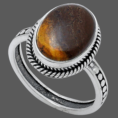 Natural Outback Jasper Ring size-9 R-1066 SDR229271