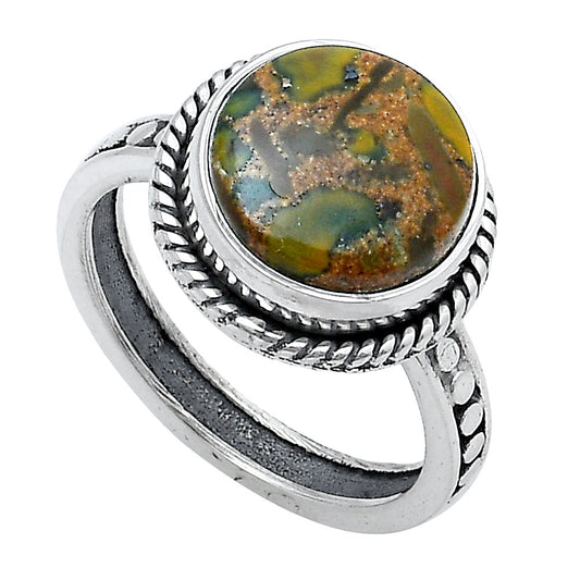 Natural Bamboo Jasper Ring size-6 R-1066 SDR229277