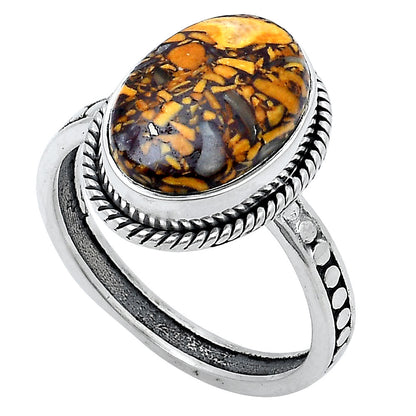 Coquina Fossil Jasper - India Ring size-9 R-1066 SDR229287