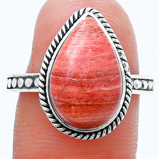 Natural Snake Skin Jasper Ring size-8.5 R-1066 SDR229370