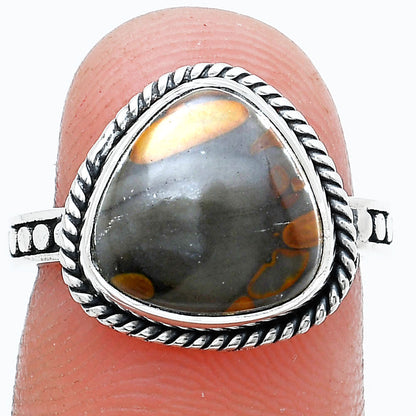 Natural Bamboo Jasper Ring size-6 R-1066 SDR229398
