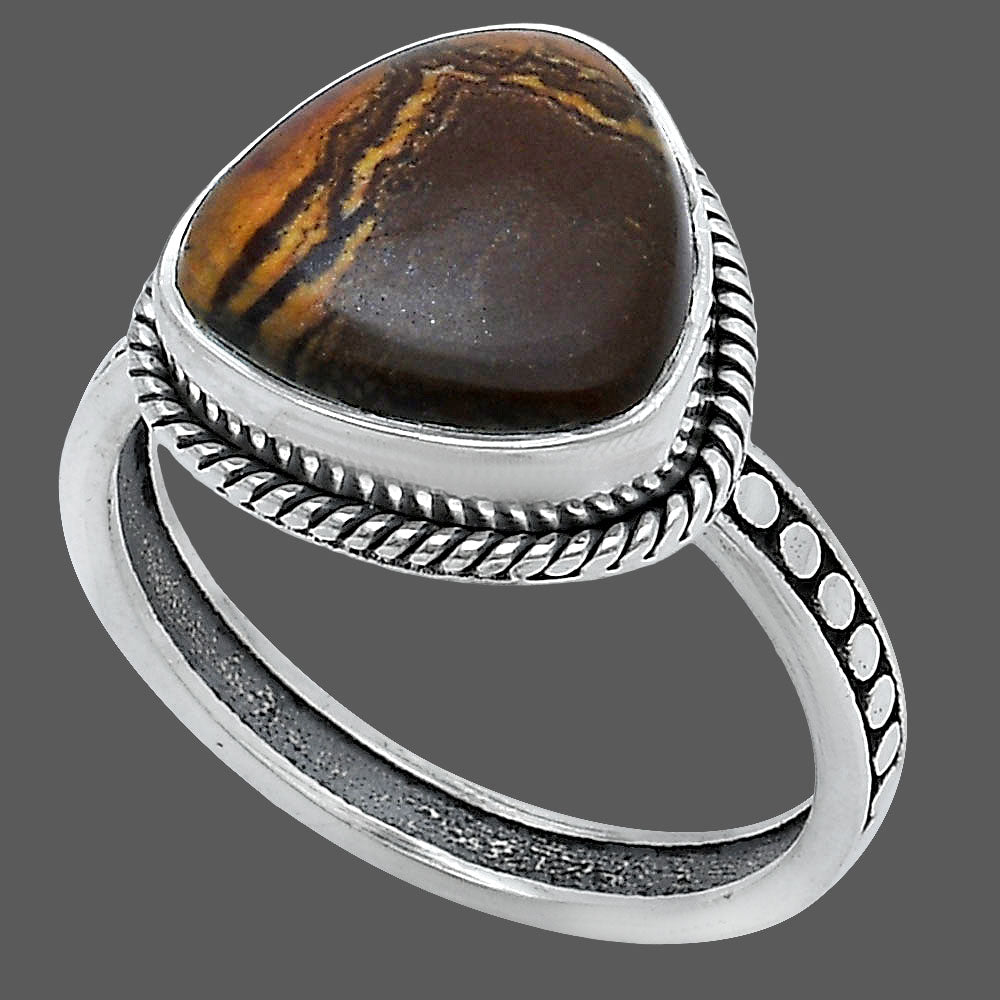 Natural Outback Jasper Ring size-8.5 R-1066 SDR229410