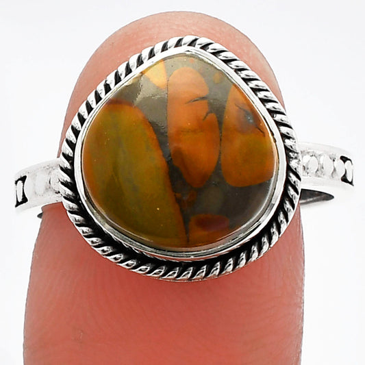 Natural Bamboo Jasper Ring size-9 R-1066 SDR229444