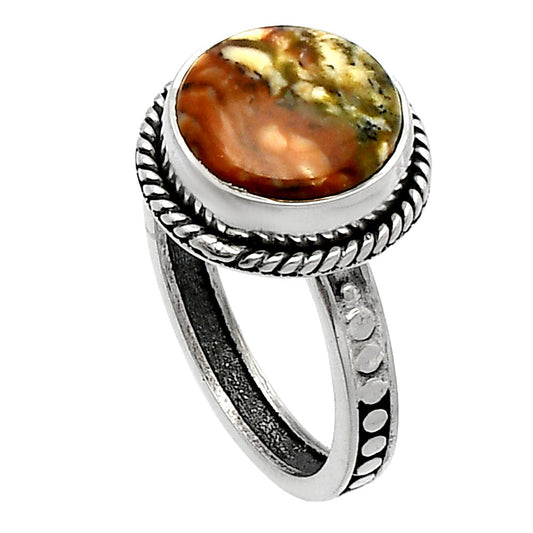 Natural Rocky Butte Picture Jasper Ring size-7 R-1066 SDR229445