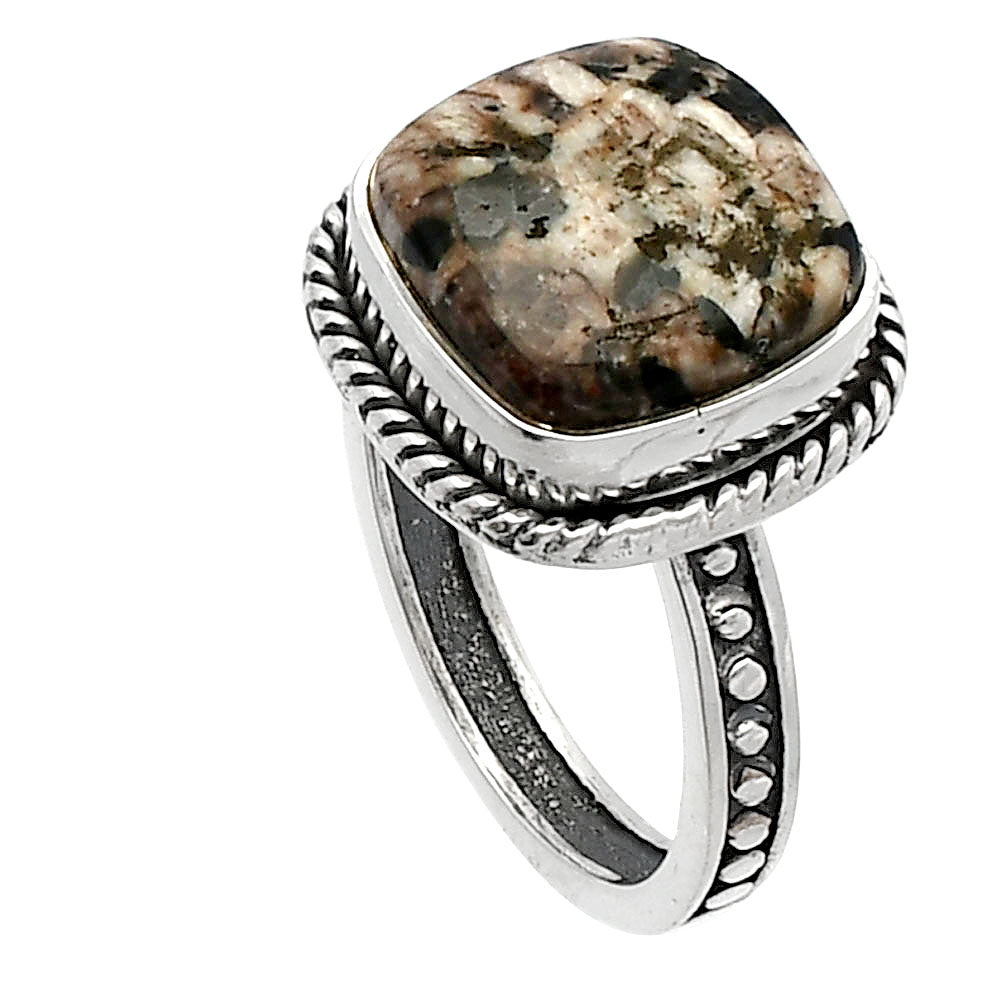 Natural Viper Skin Jasper Ring size-7 R-1066 SDR229449