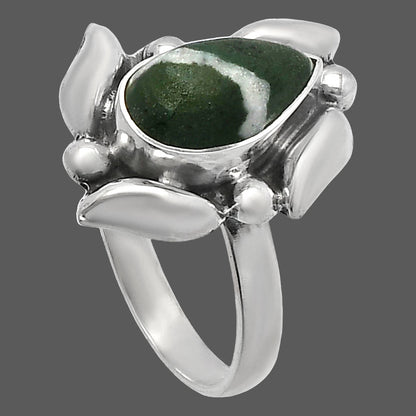 Natural Larsonite Jasper Ring size-8 R-1125 SDR229486
