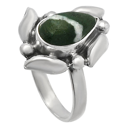 Natural Larsonite Jasper Ring size-8 R-1125 SDR229486