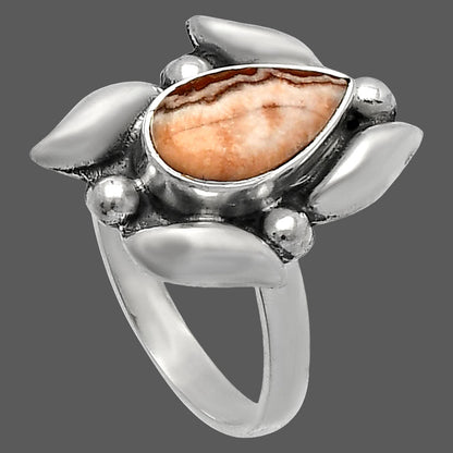 Natural Rosetta Picture Jasper Ring size-8.5 R-1125 SDR229487