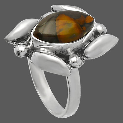 Natural Bamboo Jasper Ring size-8 R-1125 SDR229489