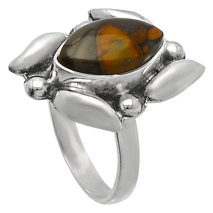 Natural Bamboo Jasper Ring size-8 R-1125 SDR229489