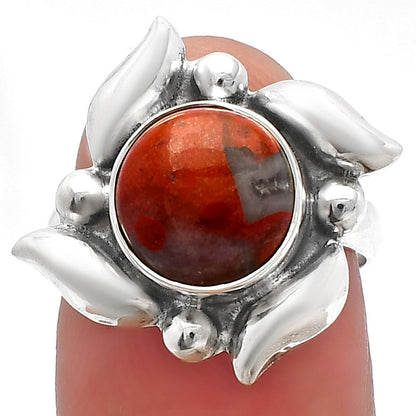 Natural Snake Skin Jasper Ring size-6 R-1125 SDR229491